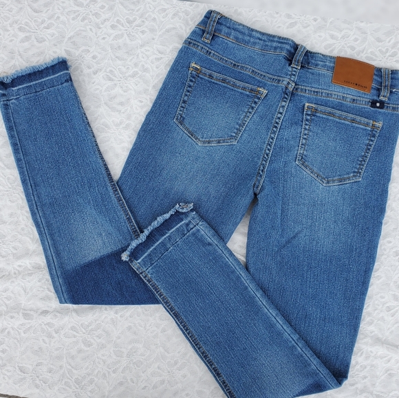 SOLD Lucky Brand Patchwork Jeans Size 12 - Picture 2 of 6